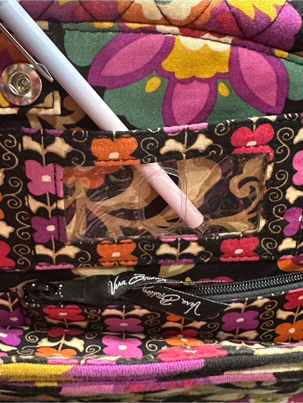 Vera Bradley Quilted Laptop Bag”Suzani” - Picture 11 of 14
